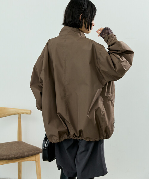 FREAK'S STORE(フリークスストア)の「+Phenix × FREAK'S STORE/プラスフェニックス 別注 GORE-TEX WINDSTOPPER SHORT MODS COAT/ゴアテックス ウインドストッパーショート モッズコート/モッズコート(モッズコート・レディース・ブラック/ブラウン/ネイビー・MEDIUM/SMALL)」の12枚目の写真