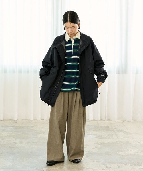 FREAK'S STORE(フリークスストア)の「+Phenix × FREAK'S STORE/プラスフェニックス 別注 GORE-TEX WINDSTOPPER SHORT MODS COAT/ゴアテックス ウインドストッパーショート モッズコート/モッズコート(モッズコート・レディース・ブラック/ブラウン/ネイビー・MEDIUM/SMALL)」の16枚目の写真