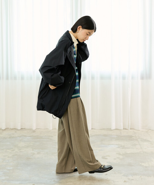 FREAK'S STORE(フリークスストア)の「+Phenix × FREAK'S STORE/プラスフェニックス 別注 GORE-TEX WINDSTOPPER SHORT MODS COAT/ゴアテックス ウインドストッパーショート モッズコート/モッズコート(モッズコート・レディース・ブラック/ブラウン/ネイビー・MEDIUM/SMALL)」の17枚目の写真