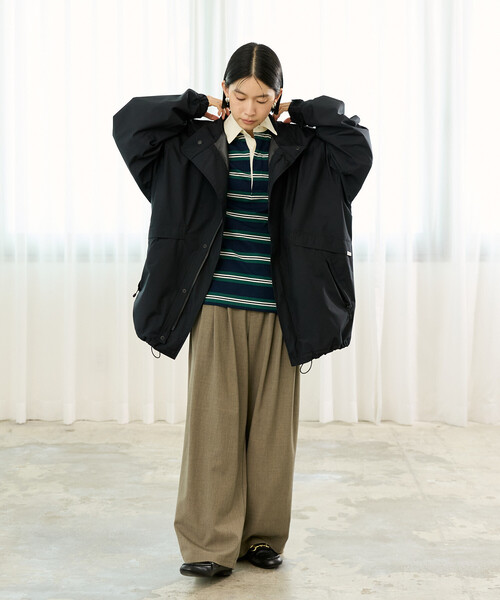 FREAK'S STORE(フリークスストア)の「+Phenix × FREAK'S STORE/プラスフェニックス 別注 GORE-TEX WINDSTOPPER SHORT MODS COAT/ゴアテックス ウインドストッパーショート モッズコート/モッズコート(モッズコート・レディース・ブラック/ブラウン/ネイビー・MEDIUM/SMALL)」の19枚目の写真