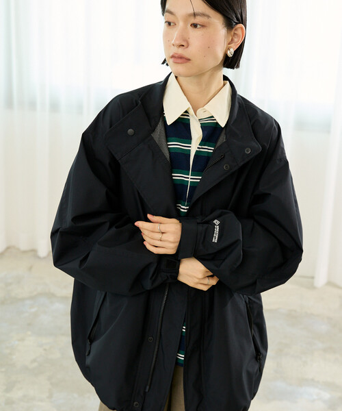 FREAK'S STORE(フリークスストア)の「+Phenix × FREAK'S STORE/プラスフェニックス 別注 GORE-TEX WINDSTOPPER SHORT MODS COAT/ゴアテックス ウインドストッパーショート モッズコート/モッズコート(モッズコート・レディース・ブラック/ブラウン/ネイビー・MEDIUM/SMALL)」の20枚目の写真