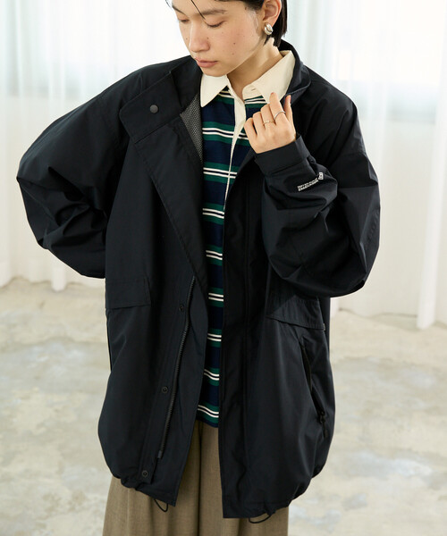 FREAK'S STORE(フリークスストア)の「+Phenix × FREAK'S STORE/プラスフェニックス 別注 GORE-TEX WINDSTOPPER SHORT MODS COAT/ゴアテックス ウインドストッパーショート モッズコート/モッズコート(モッズコート・レディース・ブラック/ブラウン/ネイビー・MEDIUM/SMALL)」の21枚目の写真