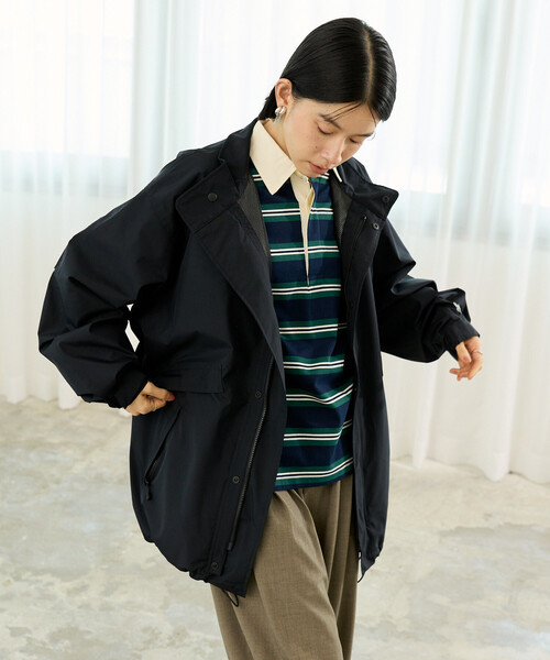 FREAK'S STORE（フリークスストア）の「＋Phenix × FREAK'S STORE/プラスフェニックス 別注 GORE-TEX WINDSTOPPER SHORT MODS COAT/ゴアテックス ウインドストッパーショート モッズコート/モッズコート（モッズコート・レディース・ブラック/ブラウン/ネイビー・MEDIUM/SMALL）」の15枚目の写真