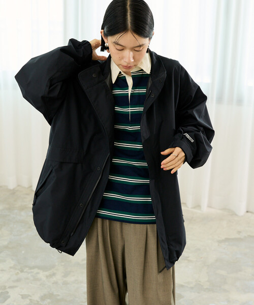FREAK'S STORE（フリークスストア）の「＋Phenix × FREAK'S STORE/プラスフェニックス 別注 GORE-TEX WINDSTOPPER SHORT MODS COAT/ゴアテックス ウインドストッパーショート モッズコート/モッズコート（モッズコート・レディース・ブラック/ブラウン/ネイビー・MEDIUM/SMALL）」の16枚目の写真