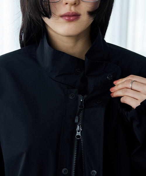 FREAK'S STORE（フリークスストア）の「＋Phenix × FREAK'S STORE/プラスフェニックス 別注 GORE-TEX WINDSTOPPER SHORT MODS COAT/ゴアテックス ウインドストッパーショート モッズコート/モッズコート（モッズコート・レディース・ブラック/ブラウン/ネイビー・MEDIUM/SMALL）」の22枚目の写真