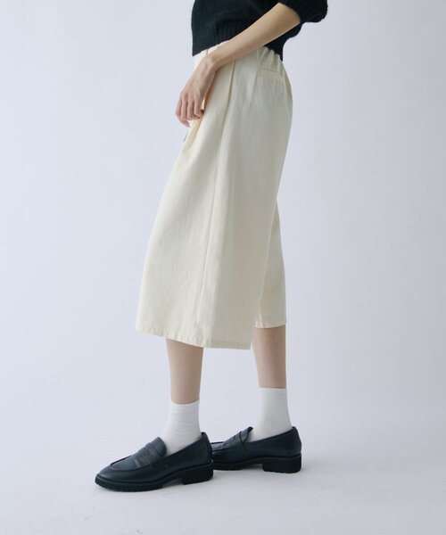 goocy（グーシー）の「チノハーフパンツ（その他パンツ・レディース・アイボリー/ブラック・FREE）」の4枚目の写真