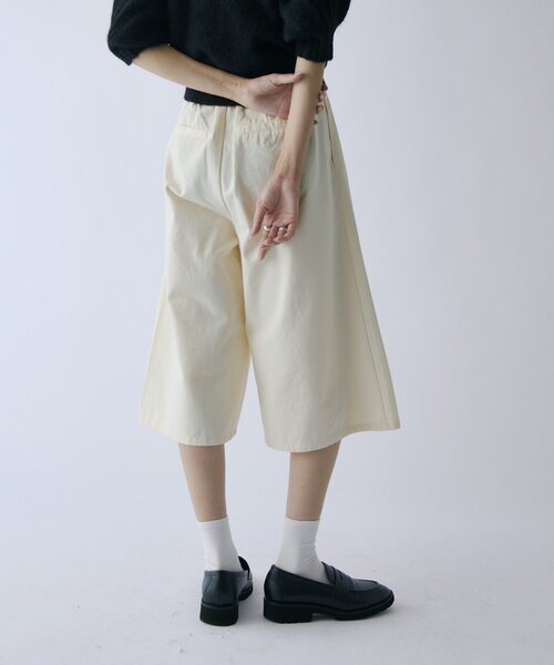goocy（グーシー）の「チノハーフパンツ（その他パンツ・レディース・アイボリー/ブラック・FREE）」の6枚目の写真