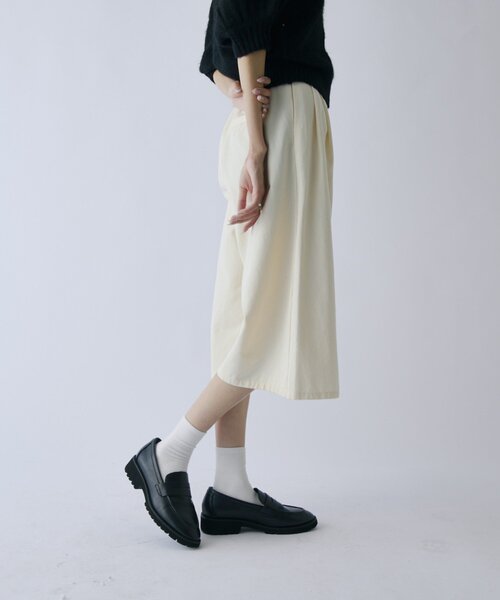 goocy（グーシー）の「チノハーフパンツ（その他パンツ・レディース・アイボリー/ブラック・FREE）」の8枚目の写真
