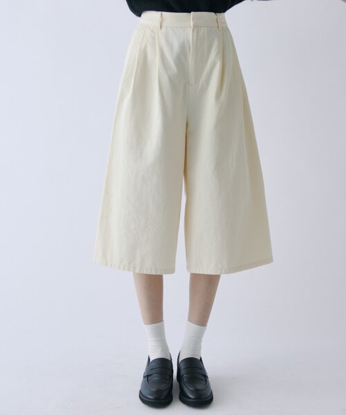 goocy（グーシー）の「チノハーフパンツ（その他パンツ・レディース・アイボリー/ブラック・FREE）」の12枚目の写真