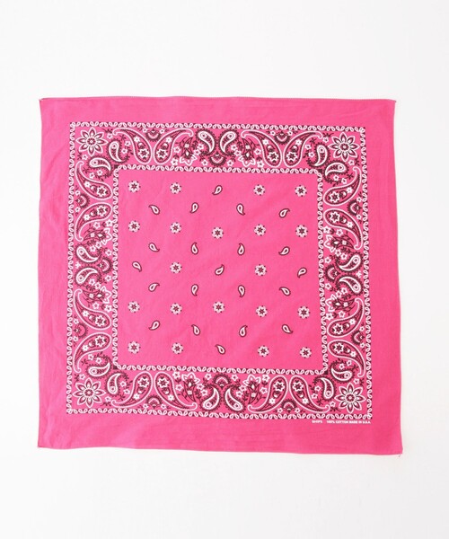 SHIPS for women（シップスフォーウィメン）の「CAROLINA:バンダナ（バンダナ/スカーフ・レディース・ホワイト/ライトグレー/ブラック/ピンク系その他/イエロー/レッド/ライトブルー/ネイビー/ライトピンク・ONE SIZE）」の7枚目の写真