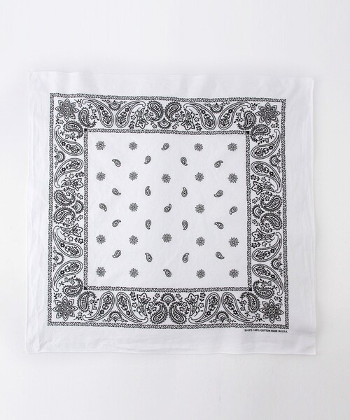 SHIPS for women（シップスフォーウィメン）の「CAROLINA:バンダナ（バンダナ/スカーフ・レディース・ホワイト/ライトグレー/ブラック/ピンク系その他/イエロー/レッド/ライトブルー/ネイビー/ライトピンク・ONE SIZE）」の2枚目の写真