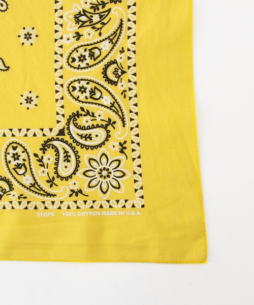 SHIPS for women（シップスフォーウィメン）の「CAROLINA:バンダナ（バンダナ/スカーフ・レディース・ホワイト/ライトグレー/ブラック/ピンク系その他/イエロー/レッド/ライトブルー/ネイビー/ライトピンク・ONE SIZE）」の11枚目の写真