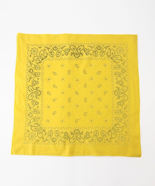 SHIPS（シップス）の「CAROLINA:バンダナ（バンダナ/スカーフ・レディース・ライトブルー/レッド/ホワイト/ライトグレー/イエロー/ネイビー/ブラック/ピンク系その他/ライトピンク/トップグレー・ONE SIZE）」の11枚目の写真