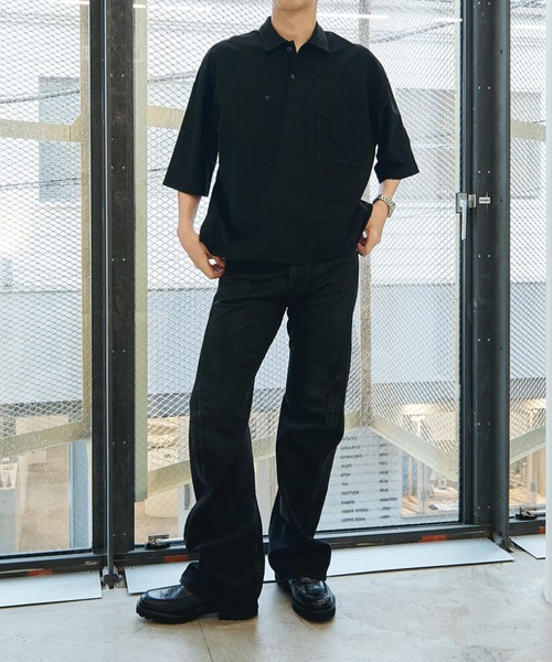 NVRFRGT(ネヴァーフォーゲット)の「別注 COATING FADE TWIST JEANS(デニムパンツ・メンズ・インディゴブルー/ブラック・1/2/3/4)」の13枚目の写真
