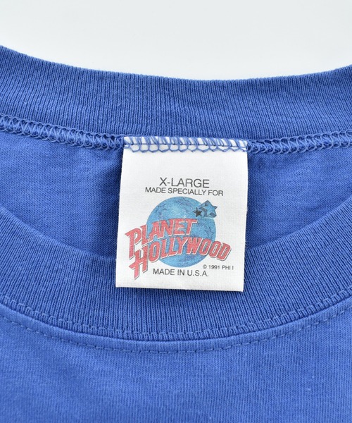 VINTAGE(ヴィンテージ)の「【USED】90's PLANET HOLLYWOOD “NASHVILLE” Tシャツ USA製(Tシャツ/カットソー・メンズ・ブルー・X-LARGE)」の5枚目の写真
