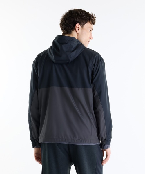 NEW BALANCE(ニューバランス)の「ウーブントラックジャケット 裏トリコット起毛(ブルゾン・メンズ・グレイッシュブルー/カーキブラウン/ブラック・SMALL/LARGE/MEDIUM/XX-LARGE/X-LARGE)」の4枚目の写真