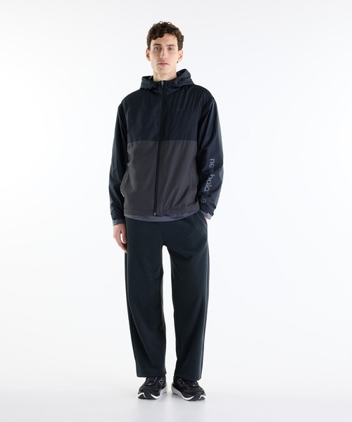 NEW BALANCE(ニューバランス)の「ウーブントラックジャケット 裏トリコット起毛(ブルゾン・メンズ・グレイッシュブルー/カーキブラウン/ブラック・SMALL/LARGE/MEDIUM/XX-LARGE/X-LARGE)」の7枚目の写真