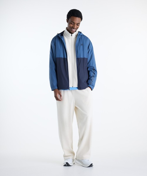 NEW BALANCE(ニューバランス)の「ウーブントラックジャケット 裏トリコット起毛(ブルゾン・メンズ・グレイッシュブルー/カーキブラウン/ブラック・SMALL/LARGE/MEDIUM/XX-LARGE/X-LARGE)」の17枚目の写真