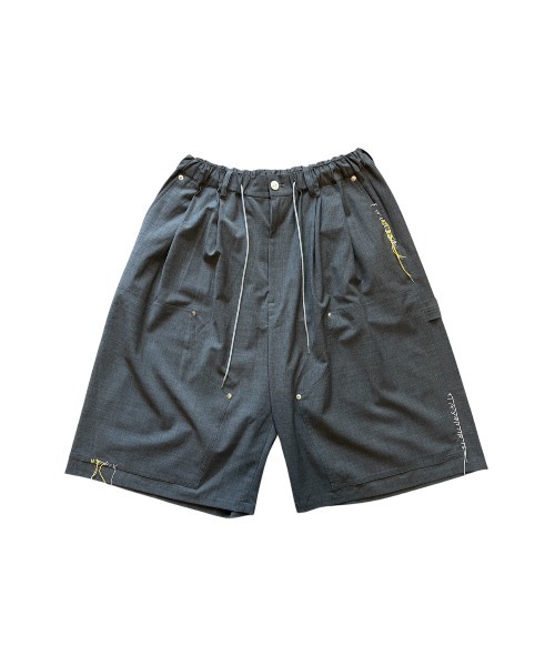DISCOVERED(ディスカバード)の「DISCOVERED LOOPING SHORTS (DC-SS27-PT-10)(その他パンツ・メンズ・ブラック/グレー・1/3)」の2枚目の写真