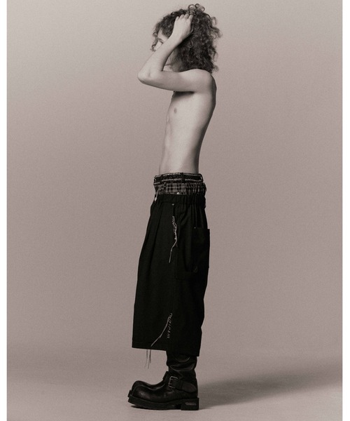 DISCOVERED(ディスカバード)の「DISCOVERED LOOPING SHORTS (DC-SS27-PT-10)(その他パンツ・メンズ・ブラック/グレー・1/3)」の5枚目の写真