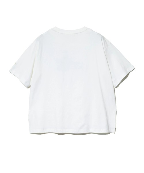 go slow caravan(ゴースローキャラバン)の「NUEVO BLANCA/ヌエヴォブランカ シマエナガ刺繍 TEE(Tシャツ/カットソー・レディース・パープル/ホワイト・FREE)」の3枚目の写真