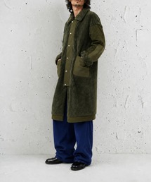 REVI CAST MADE（レヴィキャストメイド）の「REVI CAST MADE レビキャストメイド Boa Combination Long Coat/SOLID（ダウンジャケット/コート）」