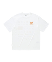 [グロサリー] アッセンブルアート 半袖Tシャツ ホワイト