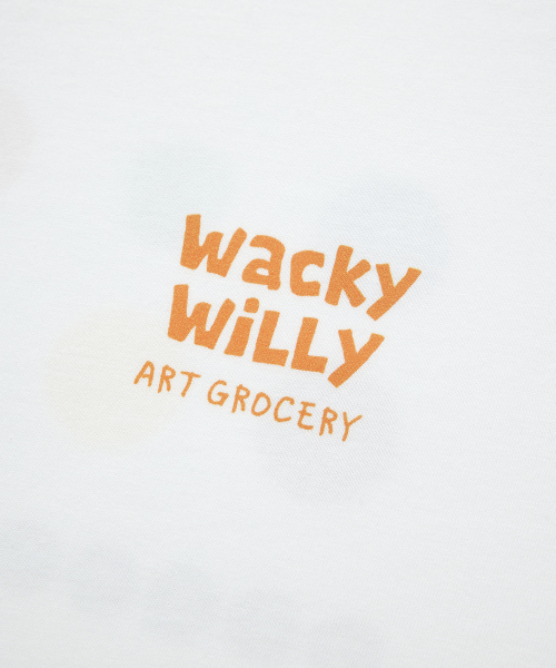 Wacky WiLLy（ワッキーウィリー）の「[グロサリー] アッセンブルアート 半袖Tシャツ ホワイト（Tシャツ/カットソー・レディース・その他・SMALL/MEDIUM/LARGE/X-LARGE）」の4枚目の写真