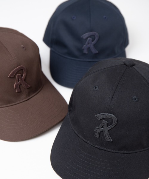 RACAL(ラカル)の「"R" Leather Patch Logo Standard B.B Cap / レザーパッチ定番BBキャップ(キャップ・メンズ・ネイビー/ブラック/ブラウン・FREE)」の8枚目の写真