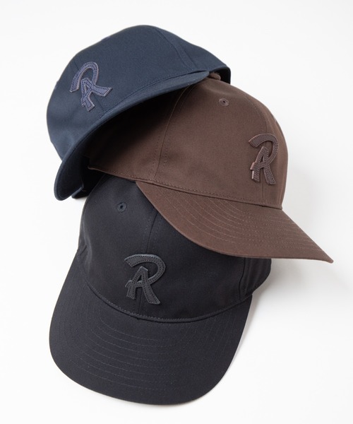 RACAL(ラカル)の「"R" Leather Patch Logo Standard B.B Cap / レザーパッチ定番BBキャップ(キャップ・メンズ・ネイビー/ブラック/ブラウン・FREE)」の7枚目の写真