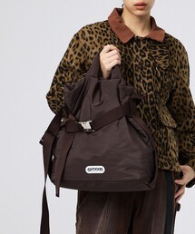 【OUTDOOR PRODUCTS / アウトドアプロダクツ】2WAY巾着ベルトナイロントートバッグM/ナイロン/トート2way Belt Tote [M]バッグ