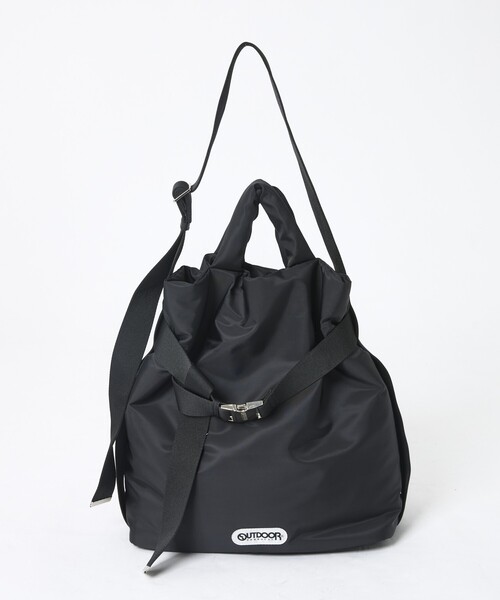 OUTDOOR PRODUCTS（アウトドアプロダクツ）の「【OUTDOOR PRODUCTS / アウトドアプロダクツ】2WAY巾着ベルトナイロントートバッグM/ナイロン/トート2way Belt Tote [M]バッグ（トートバッグ・レディース・ブラック/ブラウン/シルバー/アイボリー・フリー）」の9枚目の写真