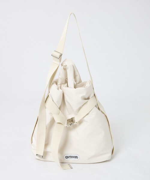 OUTDOOR PRODUCTS（アウトドアプロダクツ）の「【OUTDOOR PRODUCTS / アウトドアプロダクツ】2WAY巾着ベルトナイロントートバッグM/ナイロン/トート2way Belt Tote [M]バッグ（トートバッグ・レディース・ブラック/ブラウン/シルバー/アイボリー・フリー）」の15枚目の写真