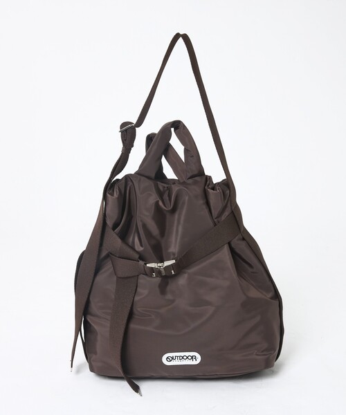 OUTDOOR PRODUCTS（アウトドアプロダクツ）の「【OUTDOOR PRODUCTS / アウトドアプロダクツ】2WAY巾着ベルトナイロントートバッグM/ナイロン/トート2way Belt Tote [M]バッグ（トートバッグ・レディース・ブラック/ブラウン/シルバー/アイボリー・フリー）」の21枚目の写真