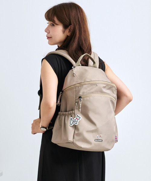 BALMORAL(バルモラル)の「BALMORAL 11ポケット筒形バックパック 20L(バックパック/リュック・レディース・グレイッシュベージュ/ダークグレー/ネイビー系/その他1/ブラック/スモークピンク・FREE)」の15枚目の写真