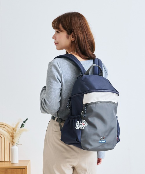 BALMORAL(バルモラル)の「BALMORAL 11ポケット筒形バックパック 20L(バックパック/リュック・レディース・グレイッシュベージュ/ダークグレー/ネイビー系/その他1/ブラック/スモークピンク・FREE)」の20枚目の写真
