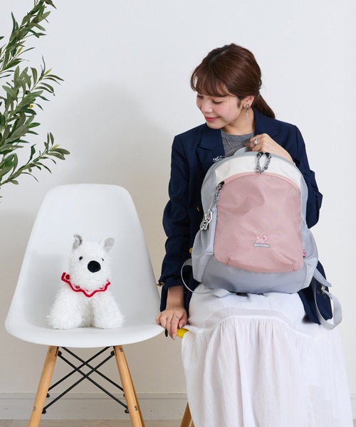 BALMORAL(バルモラル)の「BALMORAL 11ポケット筒形バックパック 20L(バックパック/リュック・レディース・グレイッシュベージュ/ダークグレー/ネイビー系/その他1/ブラック/スモークピンク・FREE)」の22枚目の写真