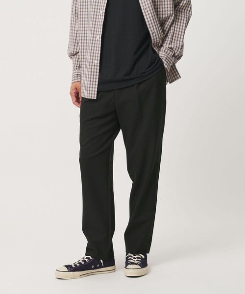 BEAUTY&YOUTH UNITED ARROWS（ビューティーアンドユースユナイテッドアローズ）の「アルガン トロ 1プリーツ テーパード パンツ NO.7 タテヨコストレッチ（その他パンツ・メンズ・ブラック/ベージュ/ダークグレー・XL/L/M/S）」の2枚目の写真