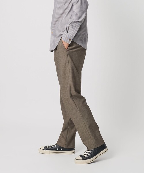 BEAUTY&YOUTH UNITED ARROWS（ビューティーアンドユースユナイテッドアローズ）の「アルガン トロ 1プリーツ テーパード パンツ NO.7 タテヨコストレッチ（その他パンツ・メンズ・ブラック/ベージュ/ダークグレー・XL/L/M/S）」の10枚目の写真