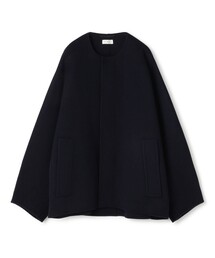 ウールダブルフェイス マントコート