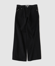NVRFRGT / ネヴァーフォーゲット 3D TWISTED WIDE LEG JEANS F.BLAC