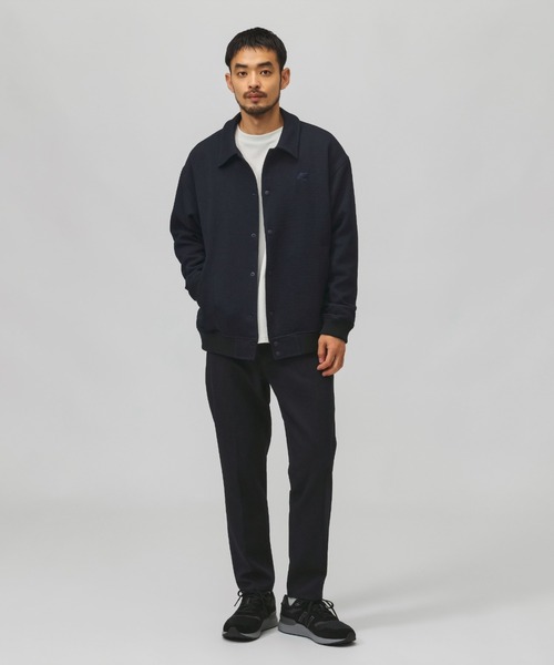 NEW BALANCE（ニューバランス）の「【別注】ニューバランス New Balance ウールライクバーシティージャケット 限定コラボ（ブルゾン・メンズ・チャコールグレー/ネイビー/ブラック・S/M/L/LL）」の4枚目の写真