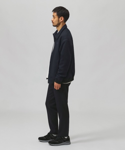 NEW BALANCE（ニューバランス）の「【別注】ニューバランス New Balance ウールライクバーシティージャケット 限定コラボ（ブルゾン・メンズ・チャコールグレー/ネイビー/ブラック・S/M/L/LL）」の5枚目の写真