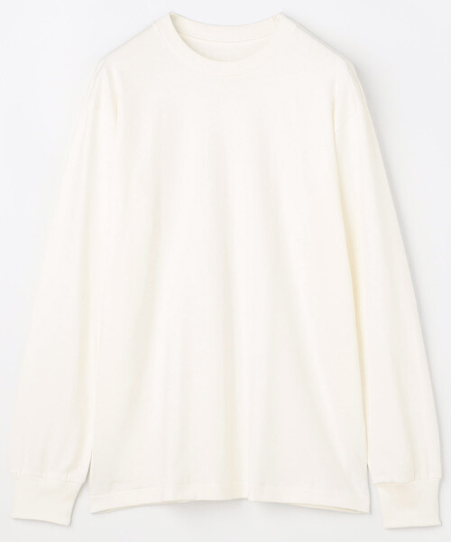 HANES(ヘインズ)の「限定展開 Hanes/ヘインズ 1P HANES SHIRO クルーネックロングスリーブTシャツ / HM4-D201(Tシャツ/カットソー・メンズ・ホワイト・X-LARGE/SMALL/LARGE/MEDIUM)」の1枚目の写真