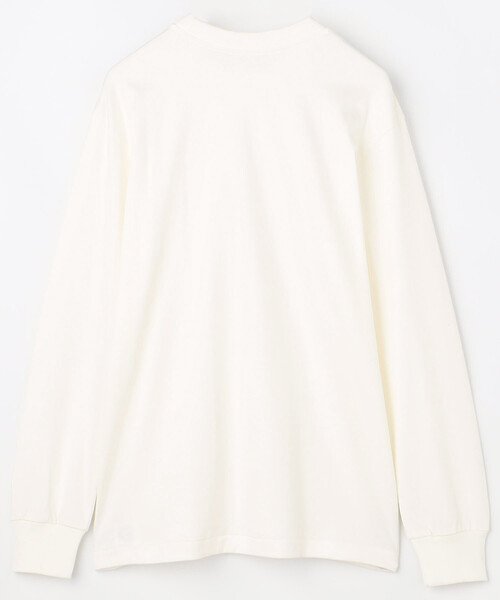 HANES(ヘインズ)の「限定展開 Hanes/ヘインズ 1P HANES SHIRO クルーネックロングスリーブTシャツ / HM4-D201(Tシャツ/カットソー・メンズ・ホワイト・X-LARGE/SMALL/LARGE/MEDIUM)」の2枚目の写真