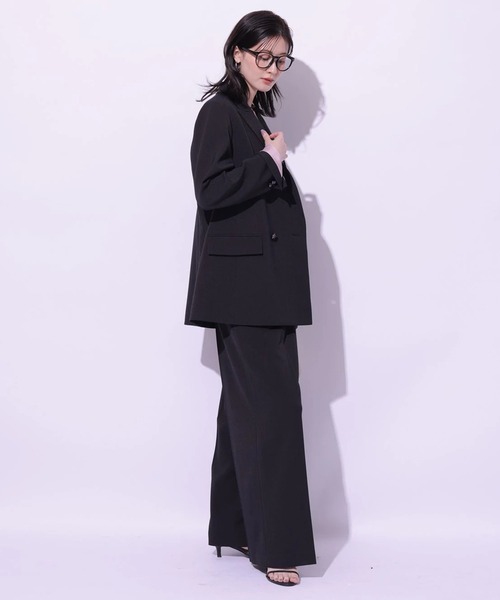 Arpege story(アルページュストーリー)の「タックワイドパンツ(その他パンツ・レディース・ブラック/ダークブラウン/チャコールグレー・0/1/2)」の10枚目の写真