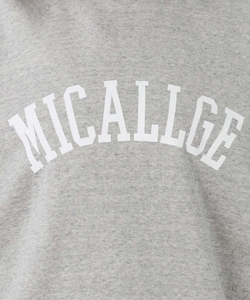 MICA&DEAL(マイカ&ディール)の「"MICALLGE"ロゴラグランスリーブスウェット(スウェット・レディース・チャコールグレー/オートミール/グレー・FREE)」の21枚目の写真