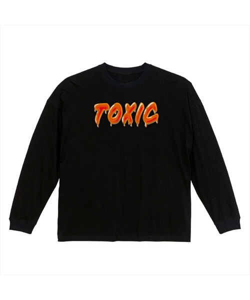 NOBOUND(ノーバウンド)の「NOBOUND(ノーバウンド) 長袖Tシャツ メルティングTOXIC ロゴ プリント ビッグシルエット 5.6オンス ビッグTシャツ メンズ レディース ユニセックス ストリート(Tシャツ/カットソー・メンズ・ホワイト系1/ホワイト系3/ホワイト系2/ホワイト系4/ブラック系2/ブラック系1/ブラック系8/ブラック系7/ブラック系6/ブラック系5/ブラック系4/ブラック系3・XL/L/M/S)」の7枚目の写真