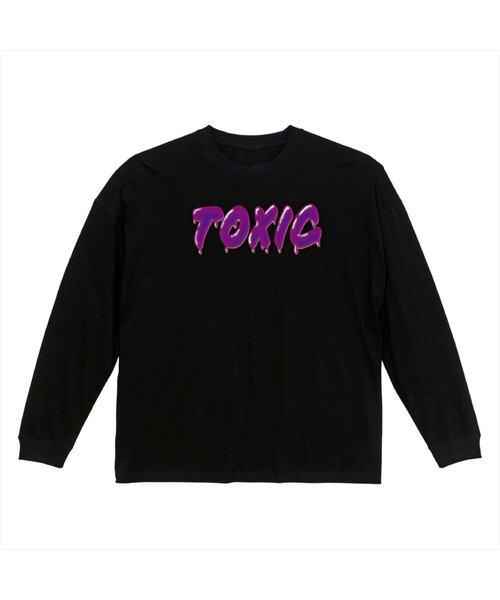 NOBOUND(ノーバウンド)の「NOBOUND(ノーバウンド) 長袖Tシャツ メルティングTOXIC ロゴ プリント ビッグシルエット 5.6オンス ビッグTシャツ メンズ レディース ユニセックス ストリート(Tシャツ/カットソー・メンズ・ホワイト系1/ホワイト系3/ホワイト系2/ホワイト系4/ブラック系2/ブラック系1/ブラック系8/ブラック系7/ブラック系6/ブラック系5/ブラック系4/ブラック系3・XL/L/M/S)」の8枚目の写真