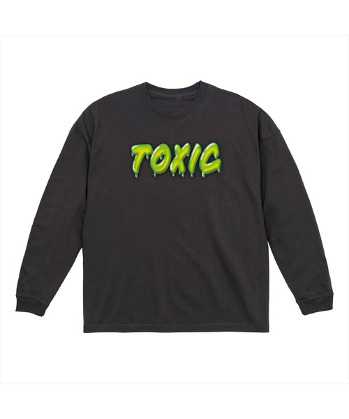 NOBOUND(ノーバウンド)の「NOBOUND(ノーバウンド) 長袖Tシャツ メルティングTOXIC ロゴ プリント ビッグシルエット 5.6オンス ビッグTシャツ メンズ レディース ユニセックス ストリート(Tシャツ/カットソー・メンズ・ホワイト系1/ホワイト系3/ホワイト系2/ホワイト系4/ブラック系2/ブラック系1/ブラック系8/ブラック系7/ブラック系6/ブラック系5/ブラック系4/ブラック系3・XL/L/M/S)」の10枚目の写真